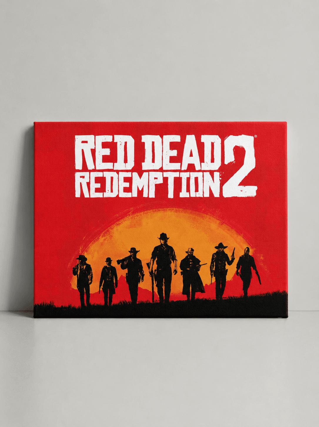 Картина Red Dead Redemption 2 на полотні — Дикий Захід