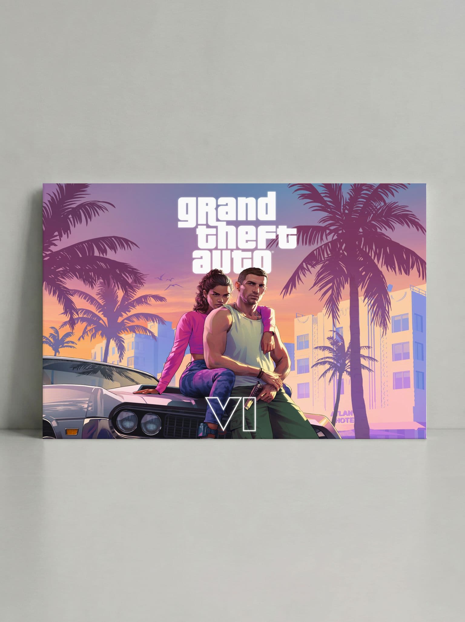 Преміум картина на полотні GTA 6 (Grand Theft Auto VI) 